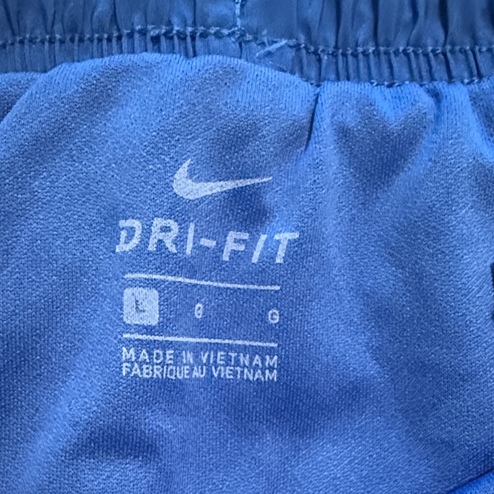 Nike Women's Dri-Fit Game Royal Blue with Daisy print trim Athletic Shorts - Picture 3 of 7